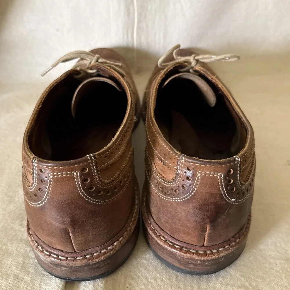 Allen Edmonds Numok Men's Size 13 Cap Toe Oxford Walnut Leather Shoes